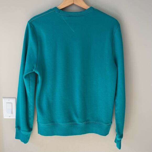 Tommy Hilfiger Denim Reed Green Graphic Logo Men’s Size Medium  Sweatshirt - Picture 4 of 10